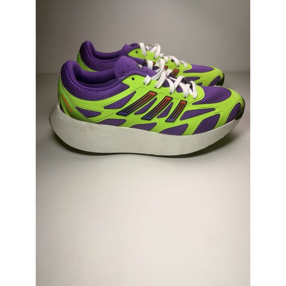 NIB adidas Adizero Aruku Lucid Lime Purple Running Shoes Mens Size 8 JP5566